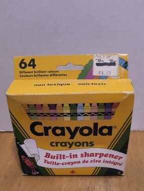 Vintage Crayola 64-Count Crayons B3
